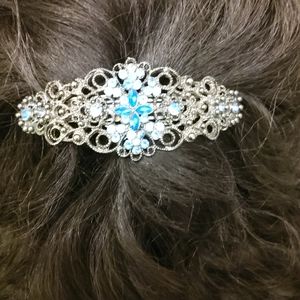 ...Gun metal  Hair Bow